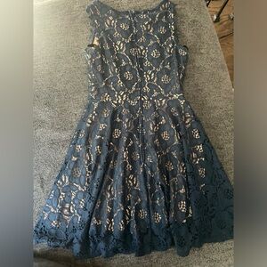 city studio, size 3, navy dress